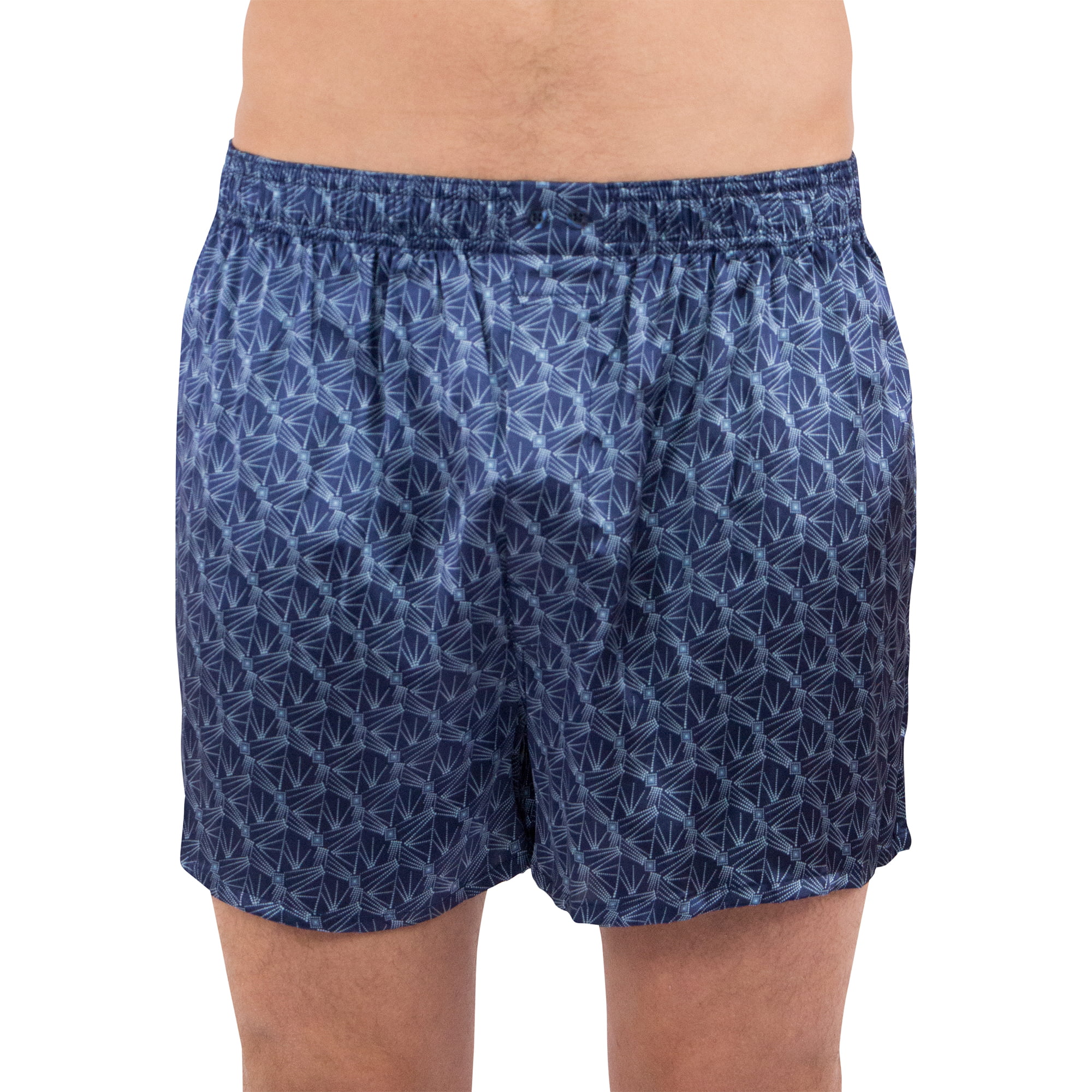 Intimo - Stretch Silk Boxer Shorts, Blue, Large - Walmart.com - Walmart.com