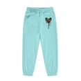thumbnail image 4 of WOYY Sweatsuit for Girls Heart Print Hoodie Sweatshirt Joggers Outfits Kids Clothing Sets, Sizes 2-13, 4 of 5