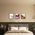 thumbnail image 4 of Hieng Watercolour Animals Wall Art Canvas Boys Room Wall Decor,Colorful Art Posters Bedroom Bathroom Spring Decorations（Only canvas）, 4 of 6