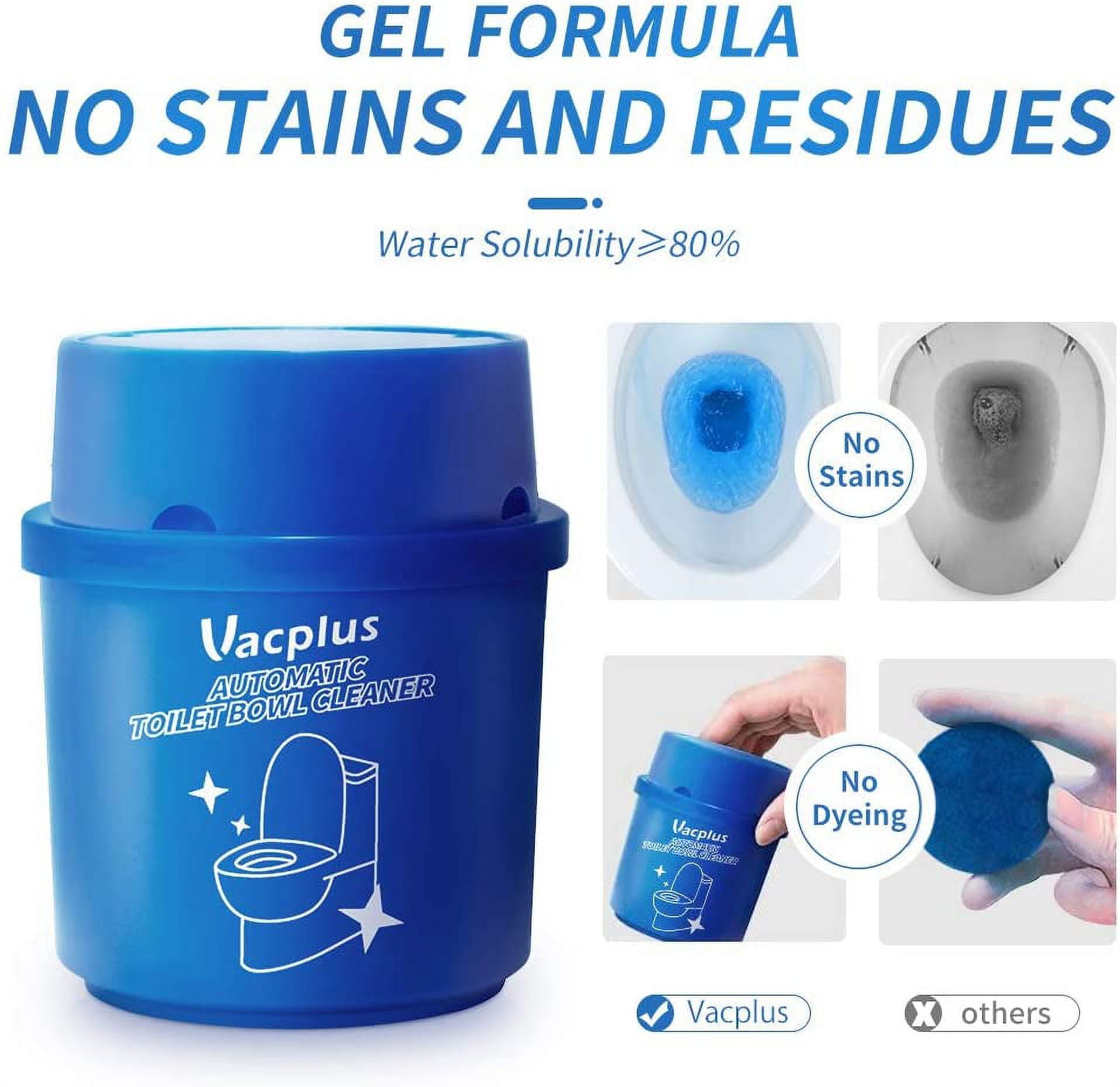 Vacplus Toilet Bowl Cleaner 60 Sheets (345)