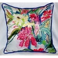 thumbnail image 4 of Betsy Drake Multi Floral Pillow, 18" x 18", 4 of 4