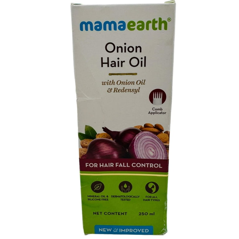 Mamaearth Onion Hair Oil for Hair Regrowth Hair Fall Control 250ml
