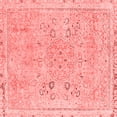 thumbnail image 1 of Ahgly Company Indoor Square Abstract Red Modern Area Rugs, 4' Square, 1 of 4