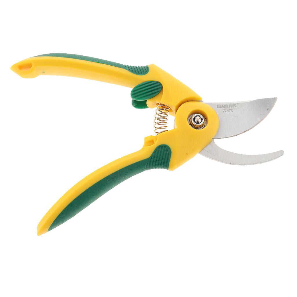 1PCS Bypass Pruning Shears with Plastic Handle Garden Pruners Clippers 195MM 