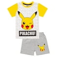 thumbnail image 1 of Pokemon Boys White Short Sleeve Short Leg Pyjama Set, 1 of 6