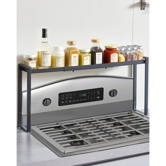 VEVOR Over the Stove Spice Shelf Spice Rack Kitchen Organizer 32.7x14.4 in Steel