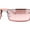 Silver Pink - Pink, variant on 90s Classic Narrow Rectangle Designer Rimless Luxury Fashion Sunglasses Black Grey - Smoke