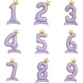 thumbnail image 3 of czcpp-42 Inch Standing Base Purple Number 3 Balloons With Crown, 3rd Birthday Decorations for Girls, 3rd Birthday Party Supplies, Happy Birthday Balloons. (Purple 3), 3 of 4