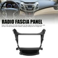 thumbnail image 3 of Stereo Radio Dash Bezel Panel for Elantra 2015 to 2016, ABS Material, Easy to Install, 9 Inch Universal Car Radio Stereo Fascia Panel Dashboard Navigation Fascia Panel Frame, 3 of 7