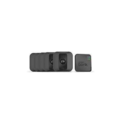 blink xt outdoor/indoor home security camera system for your smartphone with motion detection, wall mount, hd video, 2 year battery and cloud storage included - 5 camera