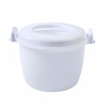 thumbnail image 1 of Olla arrocera de plástico para horno microondas, fiambrera multifunción para conservación del calor, cuchara grande de arroz blanco) Sailing Electrónica, 1 of 5