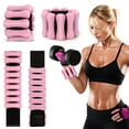 thumbnail image 1 of Cshidworld Pesas de Tobillo, Pulsera Ajustable de Muñeca de 2lbs para Mujer y Hombres – Juego de 2 Pesas de Muñeca (1 lb Pieza) / Bandas de Brazo con Peso para Gimnasio en Casa, Pilates, Yoga, Correr, 1 of 8
