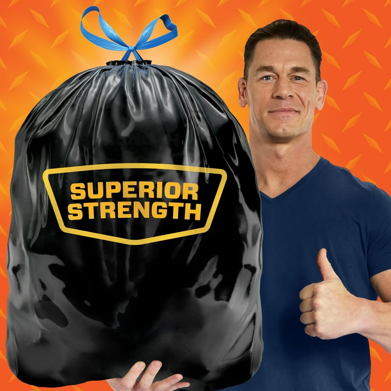 Hefty Strong Lawn & Leaf Trash Bags, 39 gallon, 40 Count - Walmart.com