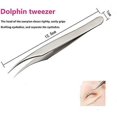thumbnail image 2 of Paquete de 7 pinzas para cejas profesionales, juego de herramientas de extensión de pestañas postizas, juego de pinzas para cejas, recortador de cejas, pinzas para pestañas de acero inoxidab, 2 of 5