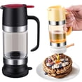 thumbnail image 6 of Honey Dispenser No Drip with Base 2026 Upgrade, for Honey and Syrup, Honey Container 350ml Glass Honey Jar pot with Handle, Syrup Dispenser for Coffee or Tea, Mess Free Honey Dispenser, 6 of 7