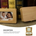 thumbnail image 5 of HORIALENCE Baby Teeth Keepsake Box Wood Fine Tooth Collection Container for Baby Items 1 Set, 5 of 8