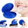 thumbnail image 4 of ZIZNBA (2 Pack) Retainer Cases,Solid Orthodontic Retainer Cases (Blue), 4 of 5