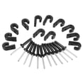 thumbnail image 3 of AREALER 12PCS J Hooks Lashing Hooks Bungee Hooks with 12 Rivets for Kayak Canoe Paddle Board Accessories, 3 of 7