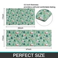 thumbnail image 7 of Light Green Christmas Village Pattern Kitchen Rugs Sets Of 2,Anti Fatigue Kitchen Mat Rugs Non Slip Washable,Decorative Kitchen Floor Mats for Kitchen,Sink,Laundry,17"x30"+17"x47", 7 of 7