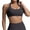 Light Gray, variant on oqasdz Bras for Women Workout Low Support Sports Bras Seamless Open Back Gym Padded Yoga Crop Top Bra