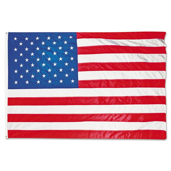 Advantus All-Weather Outdoor U.S. Flag, Heavyweight Nylon, 4 ft x 6 ft