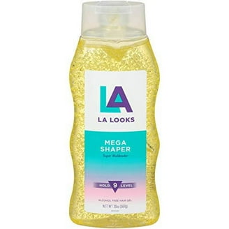 LA Looks Hair Slick Mega Shaper, Level 9 Hold, Styling Gel, 20 oz