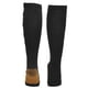 thumbnail image 2 of Calcetines de compresión con cremallera, de nailon suave, lavables y reutilizables, con puntera abierta, moldeadores de piernas para mujer, color negro, talla L/XL., 2 of 14