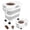 White(10-40Lbs), variant on Yucurem Collapsible Pet Food Storage Containers 10 to 40 lbs with Airtight Lid, Wheels, Handle and Scoop, Large Capacity Storage Containers for Flour, Sugar, Cereal, Dog's & Cat's Food
