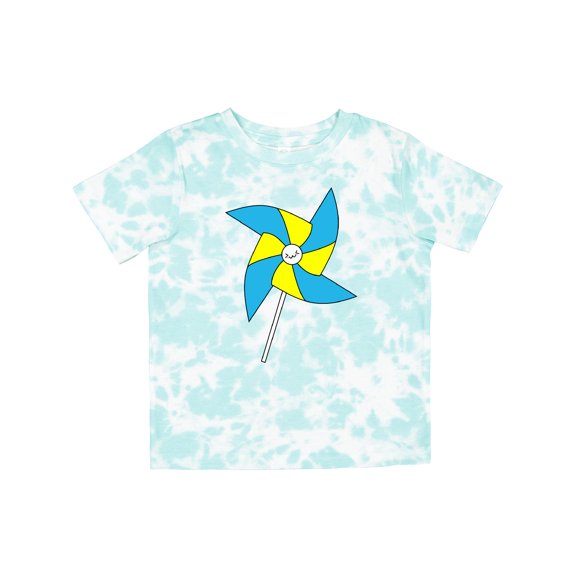 Inktastic Yellow and Blue Pinwheel Boys or Girls Toddler T-Shirt