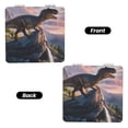 thumbnail image 2 of Kdxio Sunset Cliff Dinosaur Pocket Mirror, 1X/2X Travel Makeup Mirror 2-Sided Folding Small Mirror Portable Double-Sided Magnifying Cosmetic Mirror for Gift-Square, 2 of 9