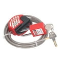 thumbnail image 4 of Industrial-Grade Safety Lockout Kit: 38mm Stainless Steel Padlock with 1.8m Adjustable 6mm PVC-Coated Cable Lock, Key-Retention Mechanism, 2 Keys Included – Ideal for Power, Chemical, Petroleum &, 4 of 6