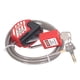 thumbnail image 5 of Candado De Seguridad, Bloqueo, Etiquetado, Bloqueo De Cable, 2 Llaves, Acero Inoxidable, PP, Prevención UV, No Deformación Para Planta Química, 5 of 7