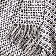 thumbnail image 4 of Coffee & Beige Plaid Knit Throw Blanket | Coffee & Beige Knitted Checkered Decorative Lightweight Blanket Throw for Couch, Bed and Sofa, 50" W x 60" L, 4 of 6