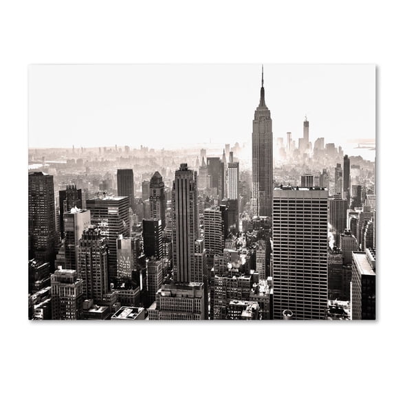 Trademark Fine Art "Manhattan" Canvas Art by CATeyes