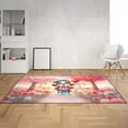 thumbnail image 2 of Happy Valentine’s Day Adorable Beagle Puppy Holding Heart Balloon Indoor Rug Beagles Dog Lover Gifts Idea Carpet Living Bed Room Sofa Home Decor - 00030, 2 of 5