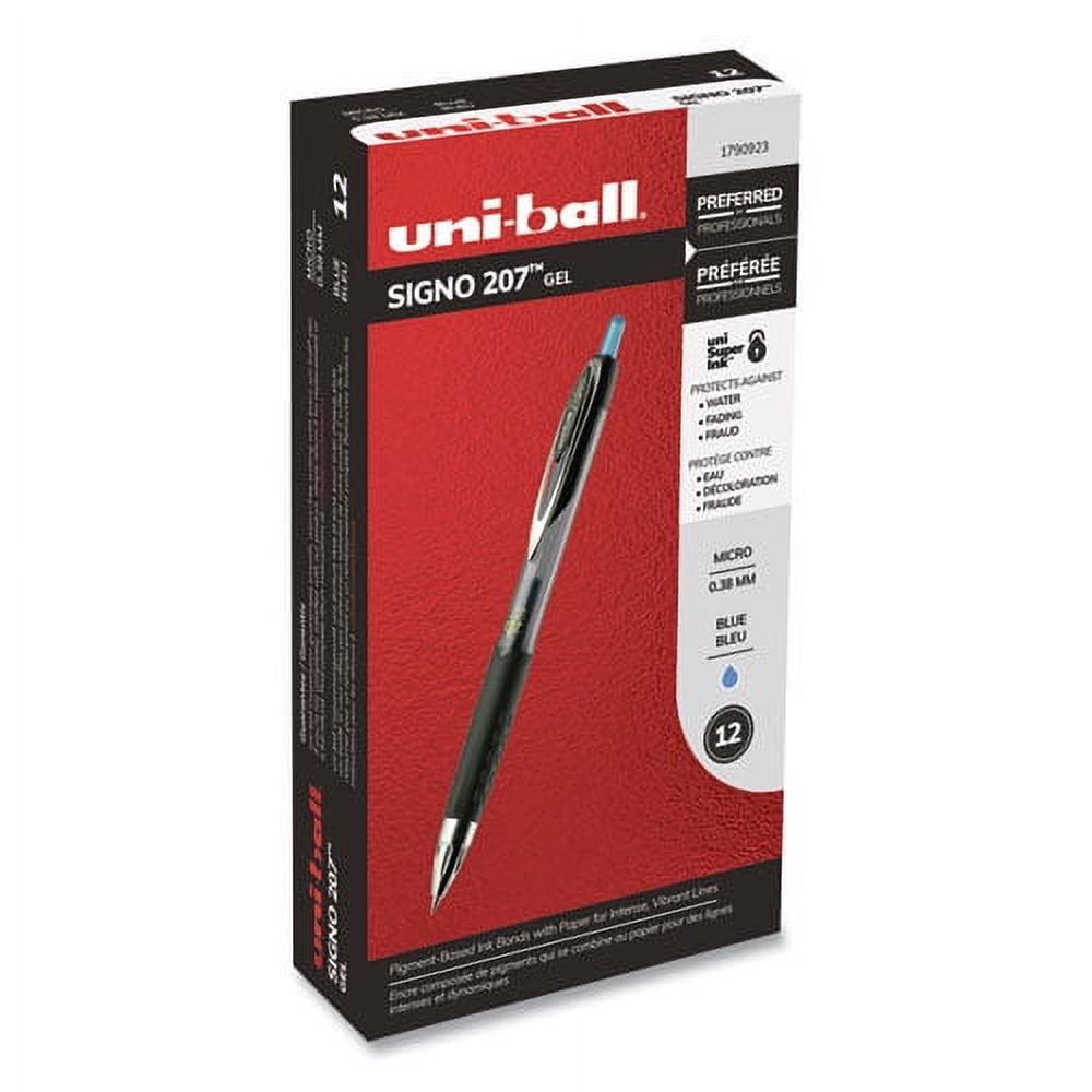 207 Signo Gel Ultra Micro Gel Pen, Extra-Fine 0.38 mm, Black Ink