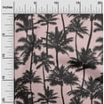 thumbnail image 2 of oneOone Cotton Cambric Light Pink Fabric Coconut Tree & Leaf Sewing Craft Projects Fabric Prints By Yard 56 Inch Wide, 2 of 6