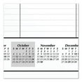 thumbnail image 4 of Academic Year Ruled Desk Pad, 21.75 x 17, White Sheets, Black Binding, Black Corners, 16-Month (Sept to Dec): 2023 to 2024 | Bundle of 10 Each, 4 of 5
