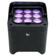thumbnail image 2 of 2) Chauvet DJ Freedom Par H9 IP RGBAW+UV Wireless DMX Battery Par Wash Up-Lights, 2 of 8