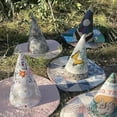 thumbnail image 4 of Jollup Halloween Witch Hat | Handcrafted Folk Art Hat, Adult Vintage Cottagecore Halloween Witch Hats, Renaissance Witchy Vibes, 4 of 8