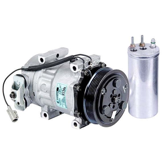 For Jeep Cherokee 2001 OEM AC Compressor w/ A/C Drier - BuyAutoParts