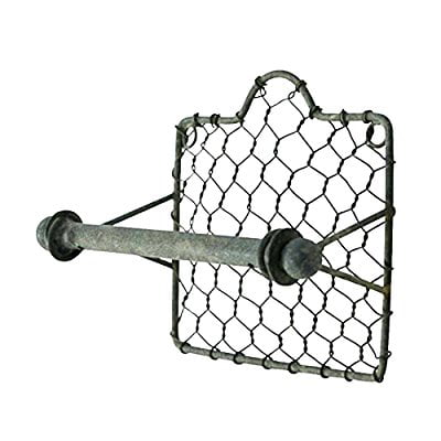 Chicken Wire Tissue Toilet Paper Holder Rustic Farmhouse Country NEW! 
