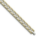 thumbnail image 2 of Chisel Stainless Steel Polished Yellow IP-plated with CZ Link Bracelet - 8.5", 2 of 8
