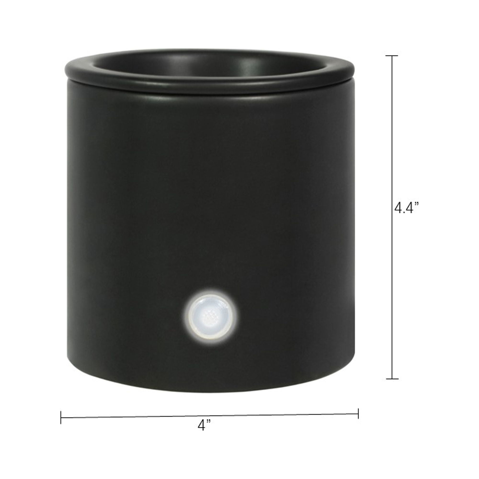 Victoria Aroma Ceramic Wax Melt Warmer - Electric Scented Wax & Candle Warmer With Silicone Dish, White, 3.6x4in