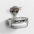 thumbnail image 6 of TISHITA Dragonfly Suction Cup Soap Box Sponge Holder Soap Container Soap Dish Soap Tray for Bath Bathtub Toilet Countertop Decorative gray, 6 of 8