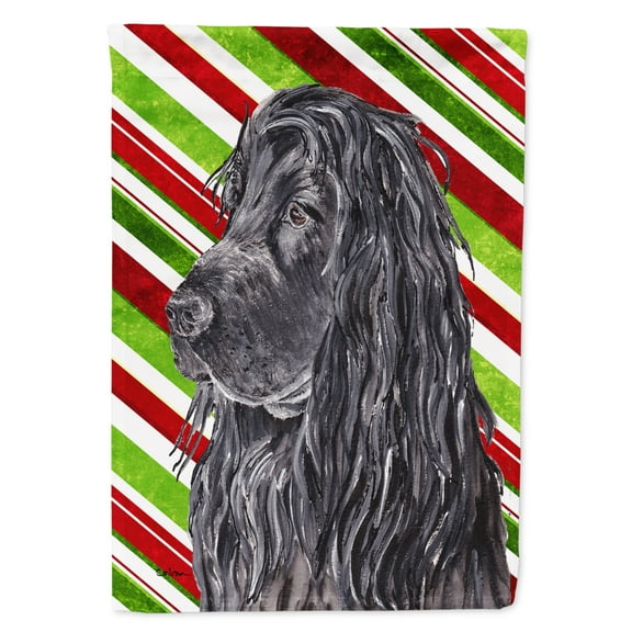 Carolines Treasures SC9611-FLAG-PARENT English Cocker Spaniel Candy Cane Christmas Flag  multicolor