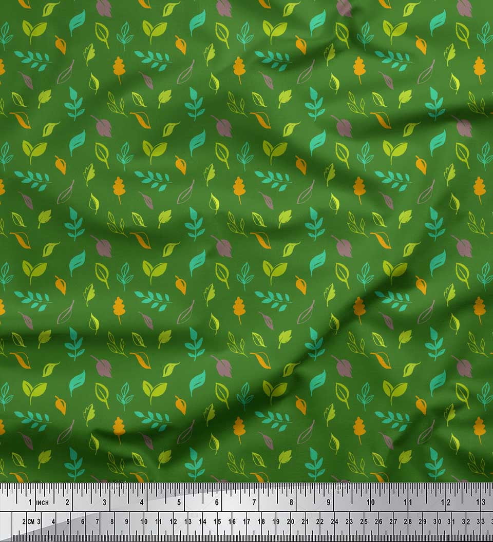 soimoi-green-cotton-voile-fabric-leaves-clip-art-print-fabric-by-the
