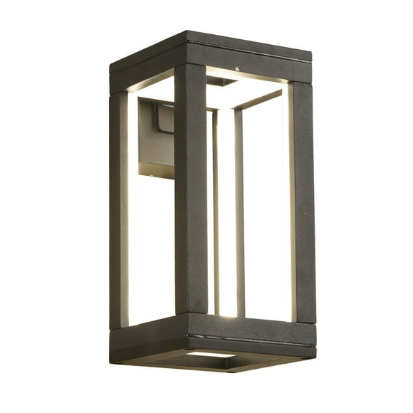 Lámpara Arbotante Led Exterior 12 W, Luz Suave Cálida