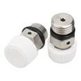 thumbnail image 6 of 2Pcs Male Thread Nickel Plated Brass Manual Radiator Air Vent Plug Valve Fully Automatic Air Vent Valve Accessory Part, 6 of 9