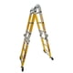 thumbnail image 1 of Escalera Multiposiciones Dielectrica Fibra Vidrio Peldaños 12 Color Amarillo, 1 of 5
